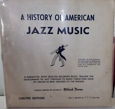 Niblack Thorne – A History Of American Jazz Music RARE LP 429/500 Red Vinyl 1954 picture