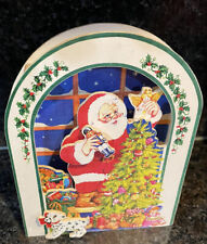 Vintage SF Music Box Co. Animated Santa Scene 