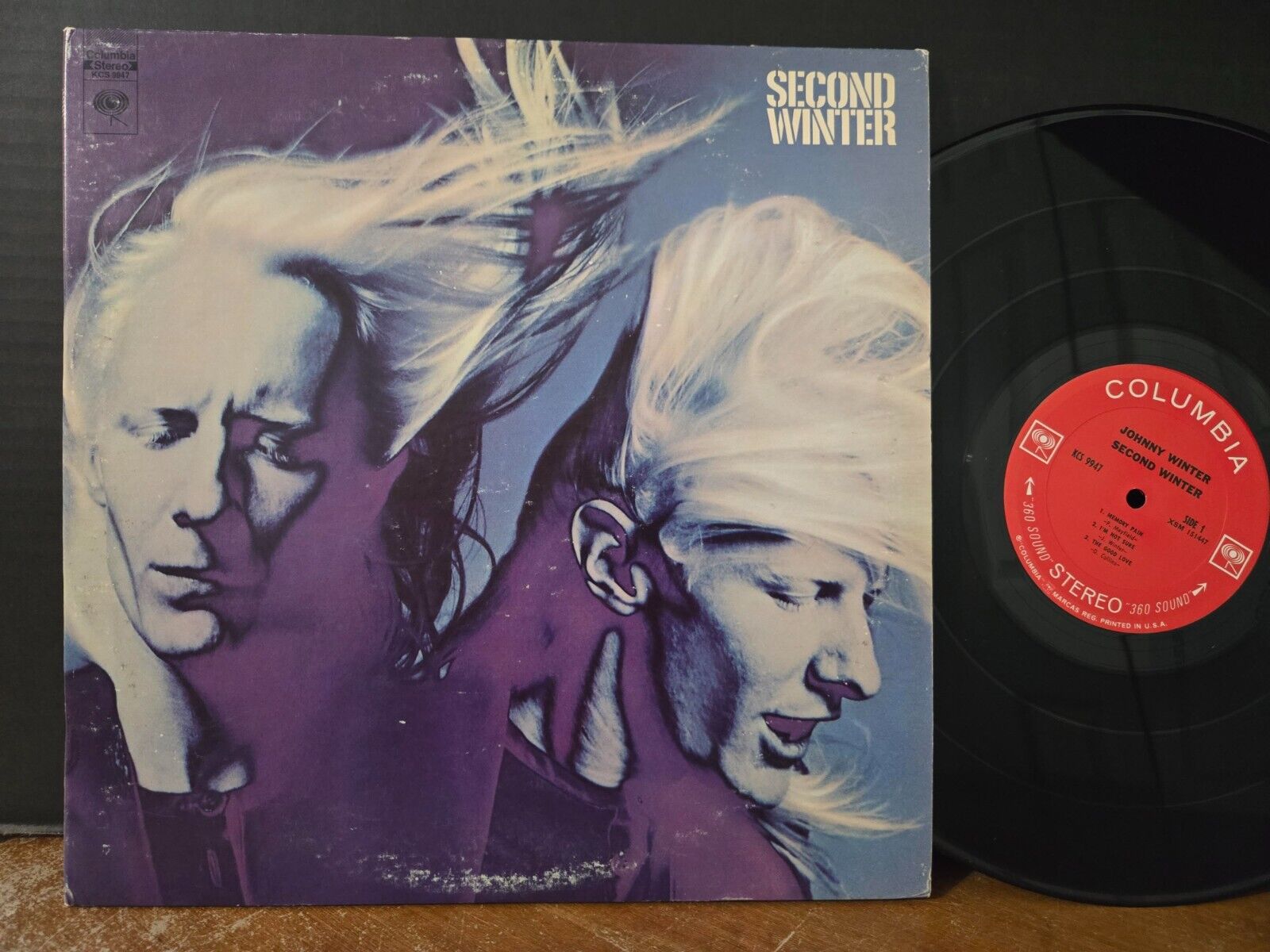 Johnny Winter ‎– Second Winter 1969 Electric Blues Rock Tommy Shannon Guitar VG+
