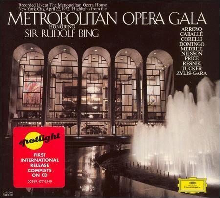 Metropolitan Opera Gala honoring Sir Rudolf Bing