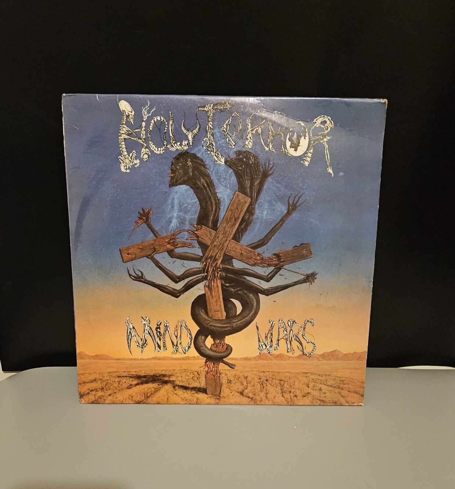 Holy Terror- Mind Wars Vinyl Record Roadracer RR 9522 1988 Vintage