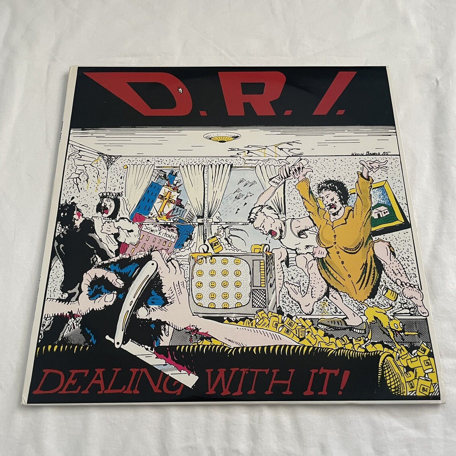 DRI - DEALING WITH IT DEATH RECORDS 003 Vintage 1985 PRESS THRASH METAL RARE LP