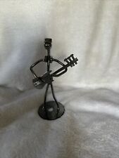 Nuts And Bolts Guitarist With Guitar Metal Sculpture picture