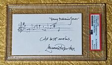 Laurence Rosenthal Autograph PSA/DNA Young Indiana Jones Signed Notes & Lyrics picture