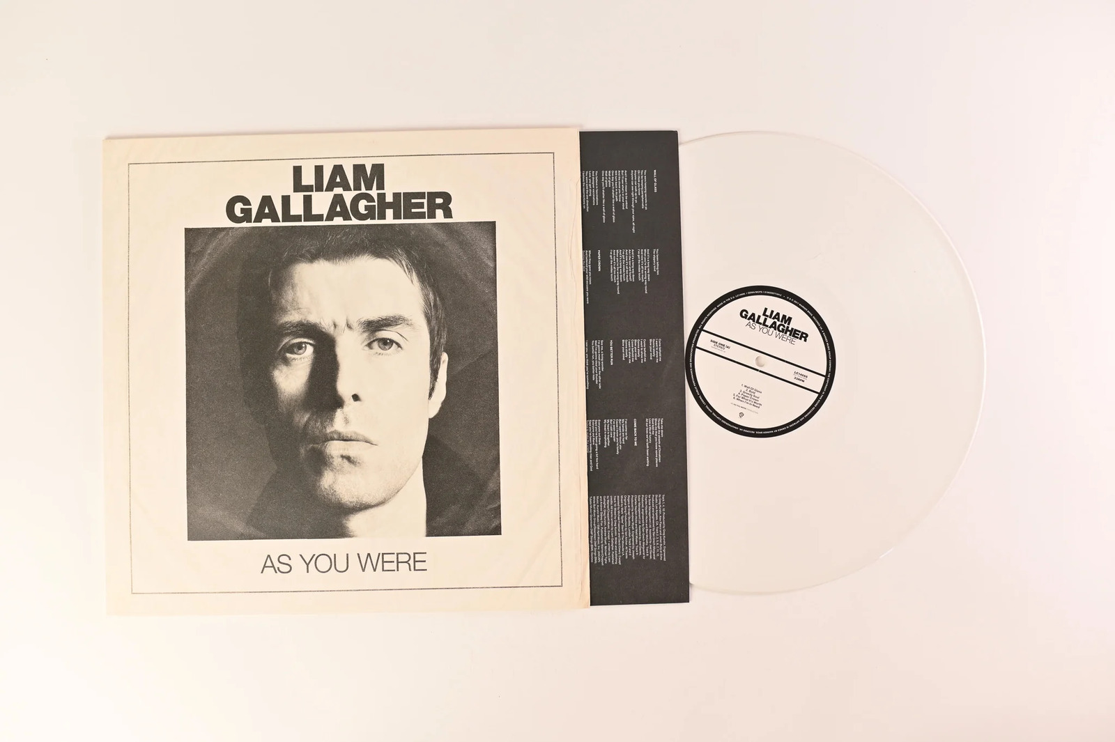 Liam Gallagher - As You Were on Warner Bros Ltd White Vinyl