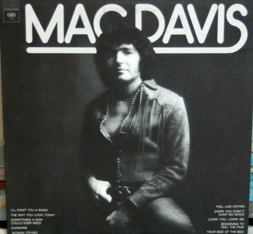 Mac Davis-Self Titled-1973 Columbia Records KC 32206 Original Vinyl LP
