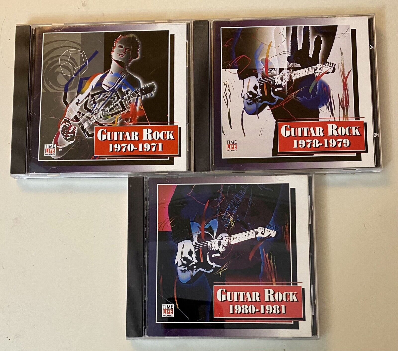 Time Life Guitar Rock 3 CD LOT 1970-1971 1978-1979 1980-1981