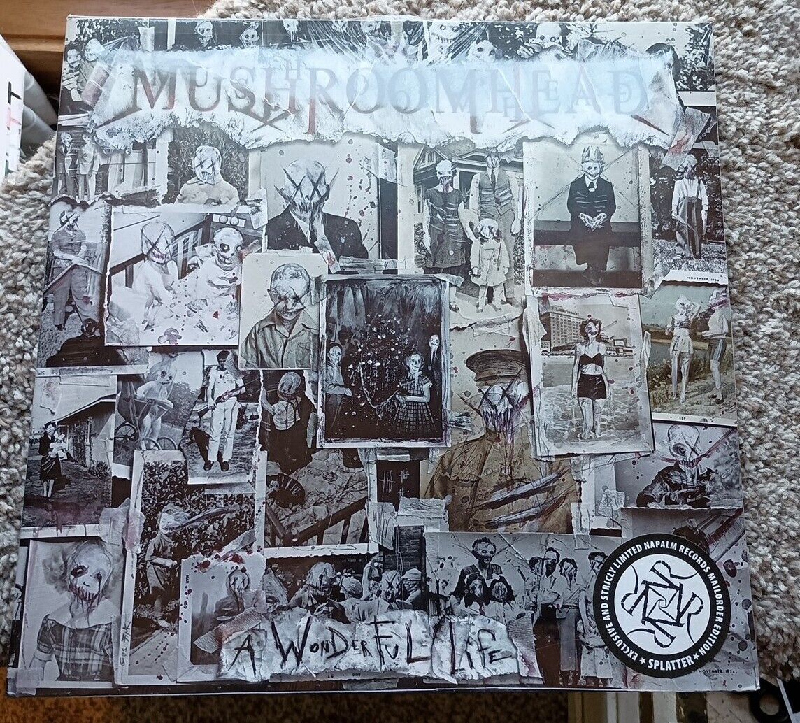 Mushroomhead A Wonderful Life SPLATTER 2LP Vinyl Gatefold Limited Ed to 300 NEW 