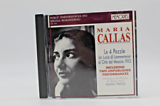 Maria Callas Live Recording Mexico City 1952 VTG Memories CD Italy Le 4 Pazzie picture