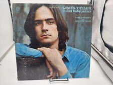 JAMES TAYLOR Sweet Baby James LP Record 1970 w/Poster Ultrasonic Clean VG+ cVG picture