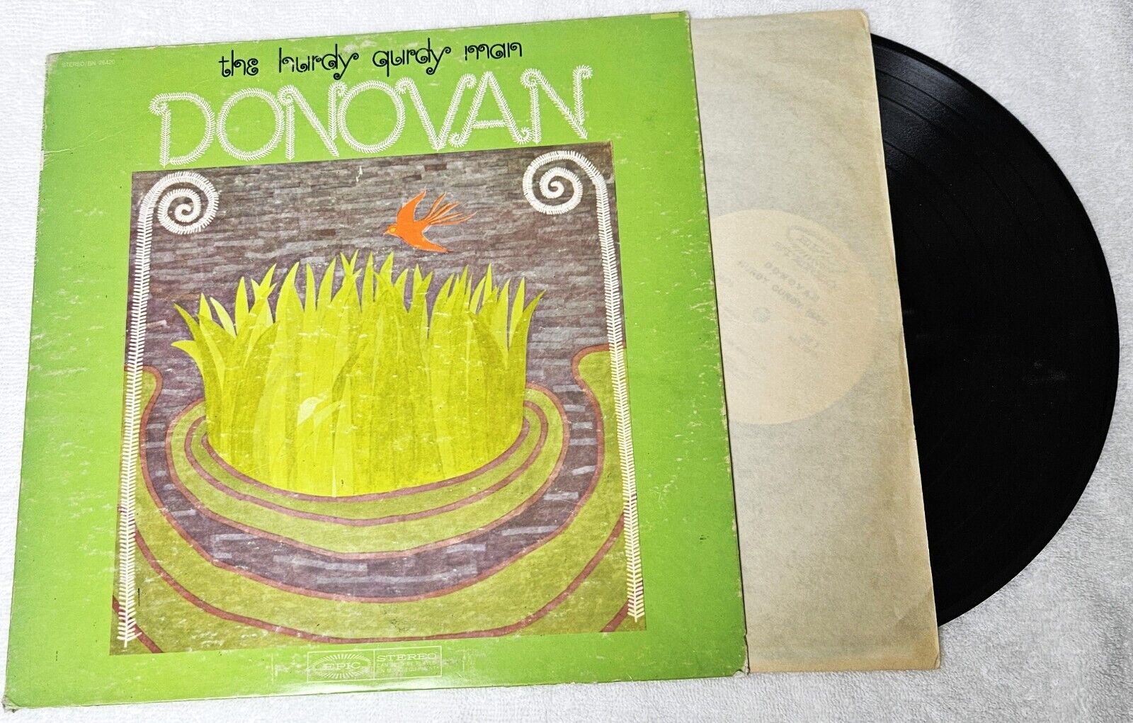 Donovan, The Hurdy Gurdy Man, vinyl Lp