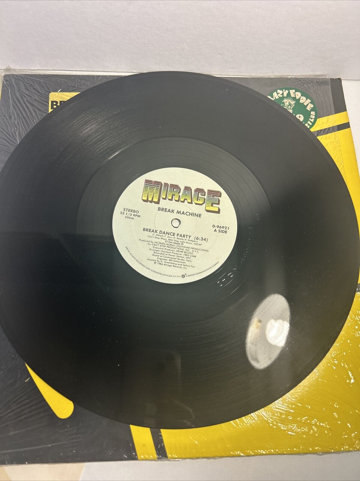 Break Machine - Break Dance Party 1984-12’ Single Promotional Record - 0-96921