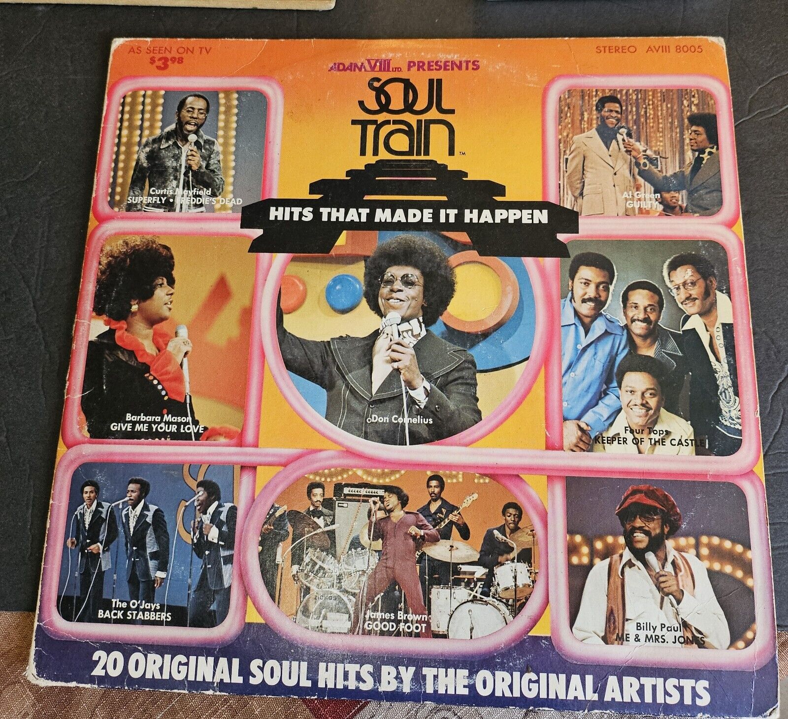 Soul Train, 20 Original Hits by Original Artists LP MULTIPLES SHIP/FREE
