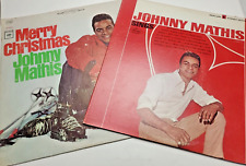 Johnny Mathis Merry Christmas Columbia CS-8021 & Sings Mercury SR-61107  STEREO picture