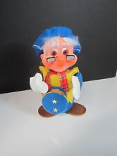 VINTAGE FELT ELF PLAYING DRUM FIGURE/ORNAMENT MADE IN JAPAN picture