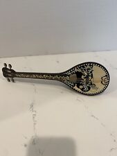 Vintage Mandolin Music Box, Works Well , We’ve Only Just Begun Song. picture