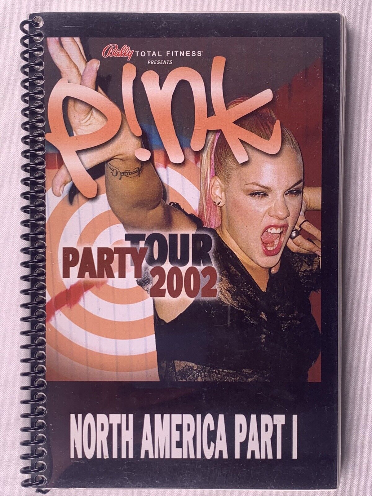 Pink Itinerary Original Vintage North American Party Tour Part I 2002