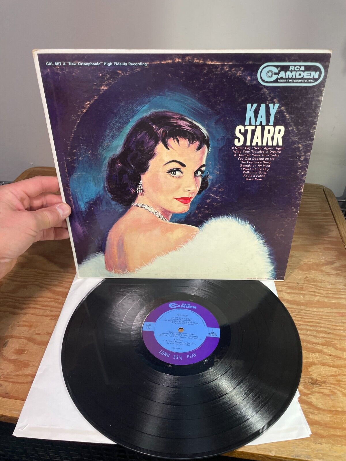 Kay Starr Fit As A Fiddle RCA Camden