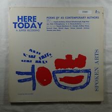 Here Today Poems By 45 Contemporary Authors LP Vinyl Record Album picture