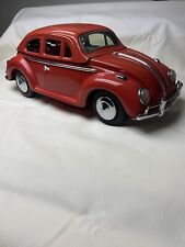 Vintage Red Volkswagon Beetle Music Box & Decanter Set 1960's Barware PREOWNED picture