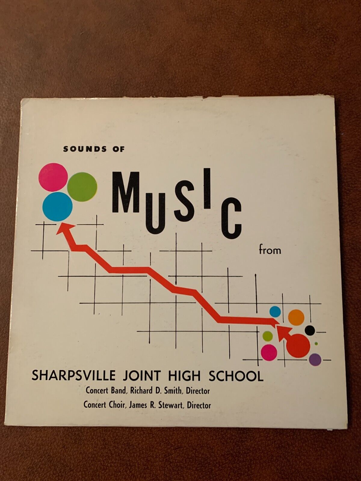 Sounds of Music From Sharpsville Joint High School PA Vinyl 12'' Vintage