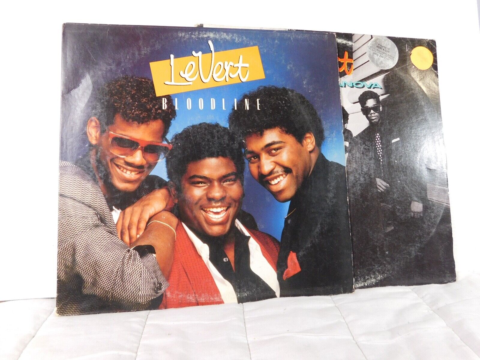 A PAIR (2)  LEVERT    33 RPM LPS - ONE SINGLE/ ONE FULL LP