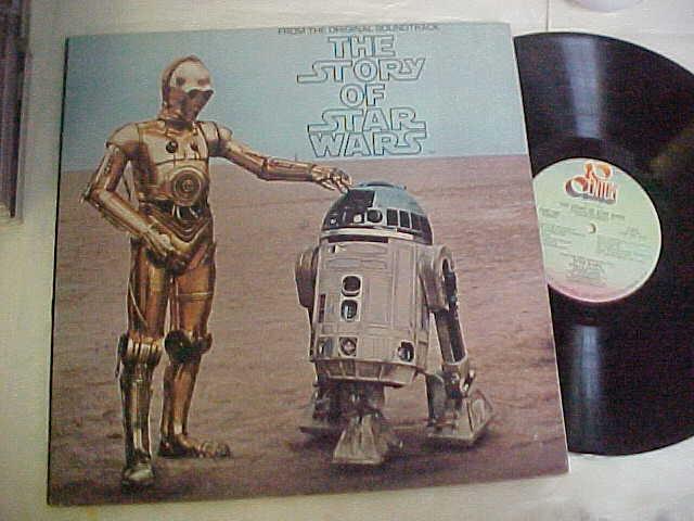 THE STORY OF STAR WARS LP 20TH CENTURY  T-550 STEREO MINT MINUS W ITH BOOKLET