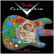 Sellers Publishing Fender™ Custom Shop Guitar Calendar 2022 Wall Calendar  w picture