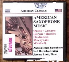 AMERICAN SAXOPHONE MUSIC ALEX MITCHELL NEIL HORNSBY CHESAPEAKE LIBRARY  CD 3033 picture