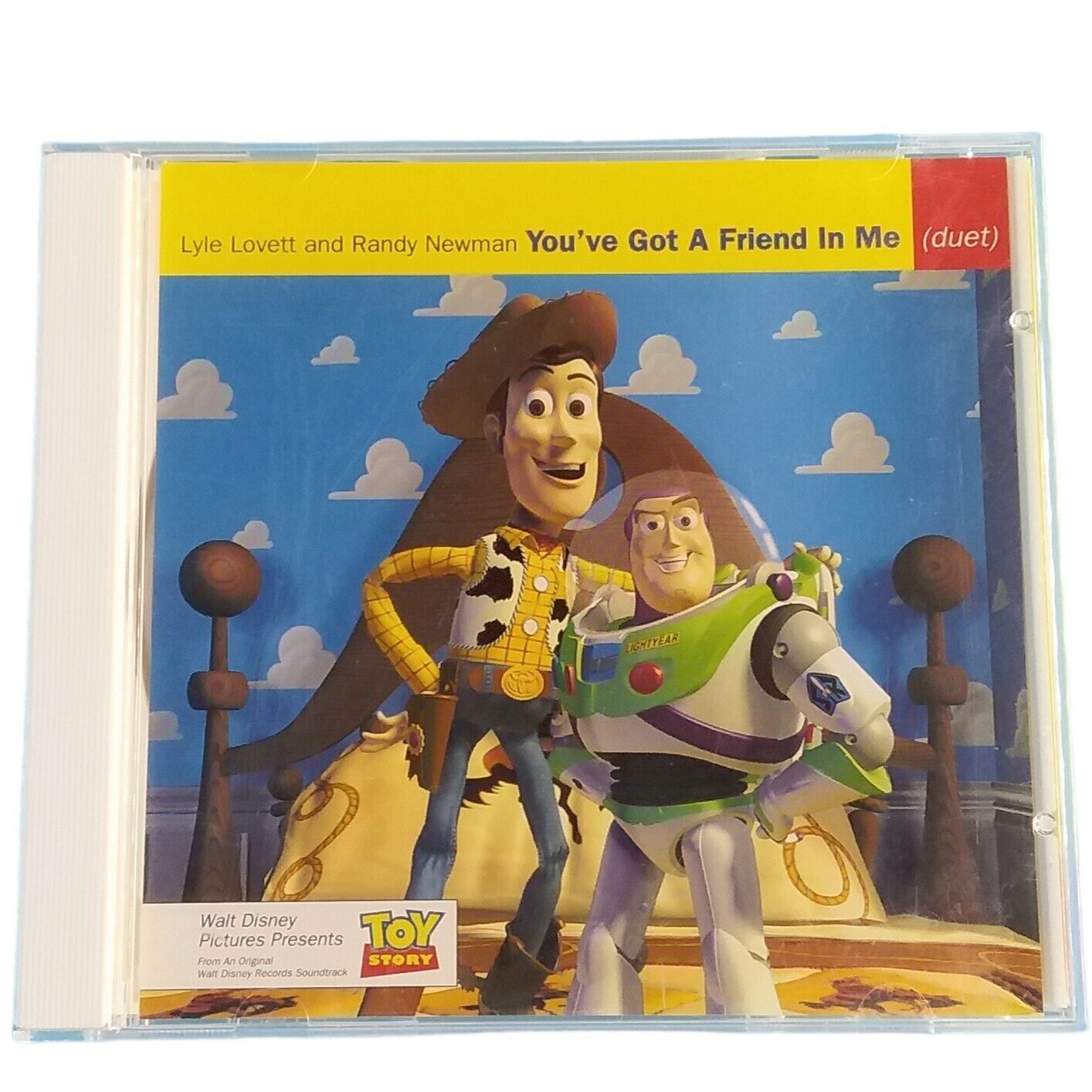 Disney's Toy Story CD Promo 1995 You've Got A Friend In Me Single Lyle Lovett