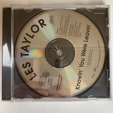 Les Taylor Knowin You Were Leavin CD Promo Single New Sealed picture