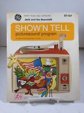 Vintage GE Jack and the Beanstalk Show n Tell Record Filmstrip PictureSound picture