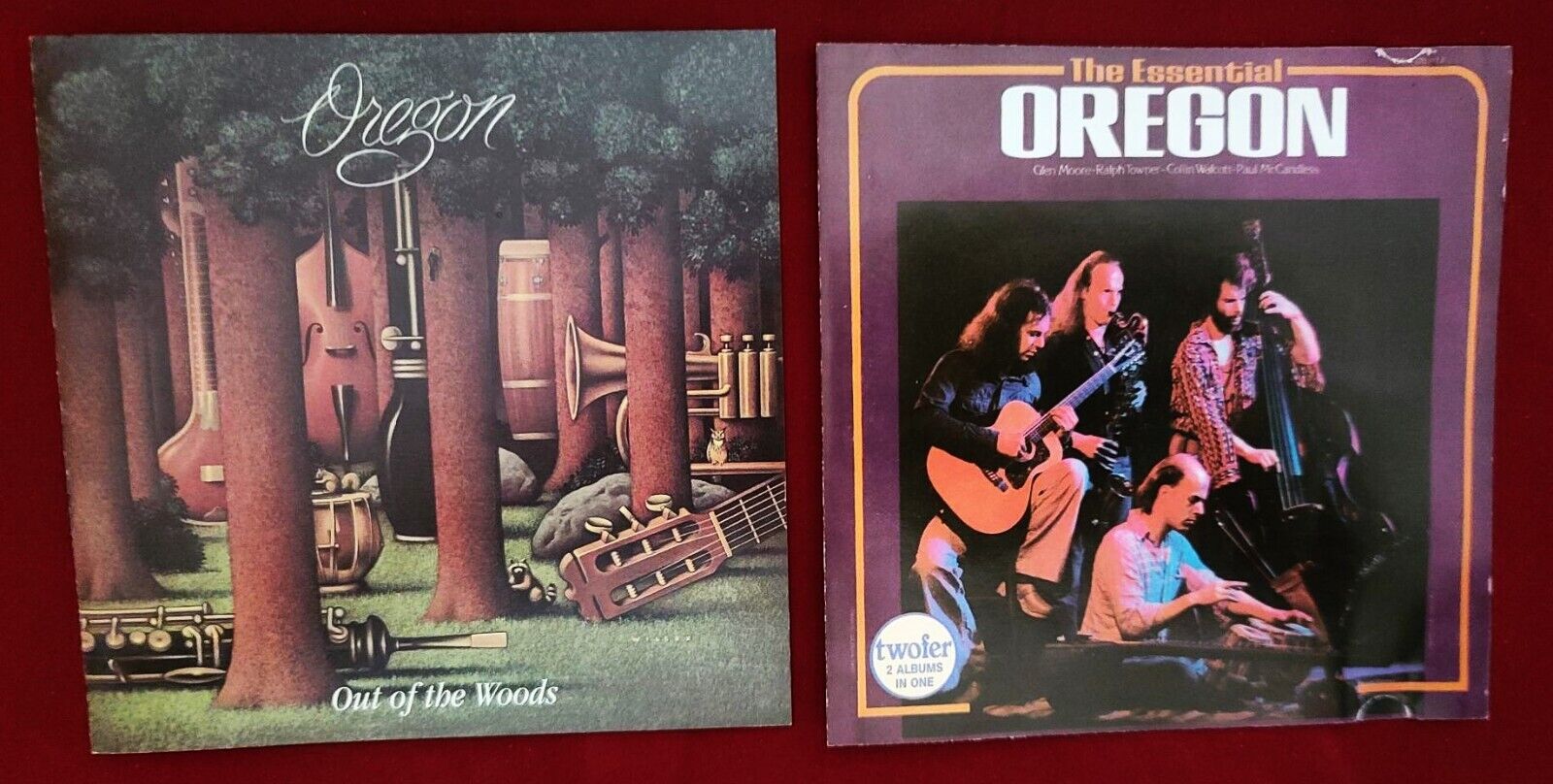 CDs Lot of 2: The Essential by Oregon/Out of the Woods Acceptable