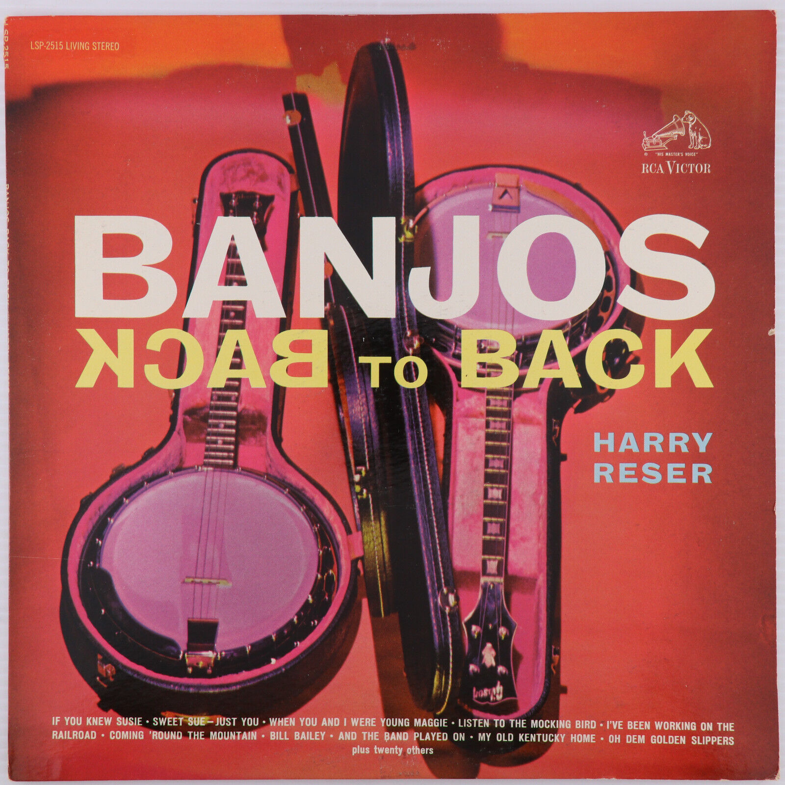 Harry Reser – Banjos Back To Back - 1962 Stereo 12\