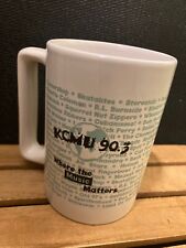Extremely Rare Vintage KCMU Seattle 90.3 Where Music Matters Coffee Mug KEXP picture