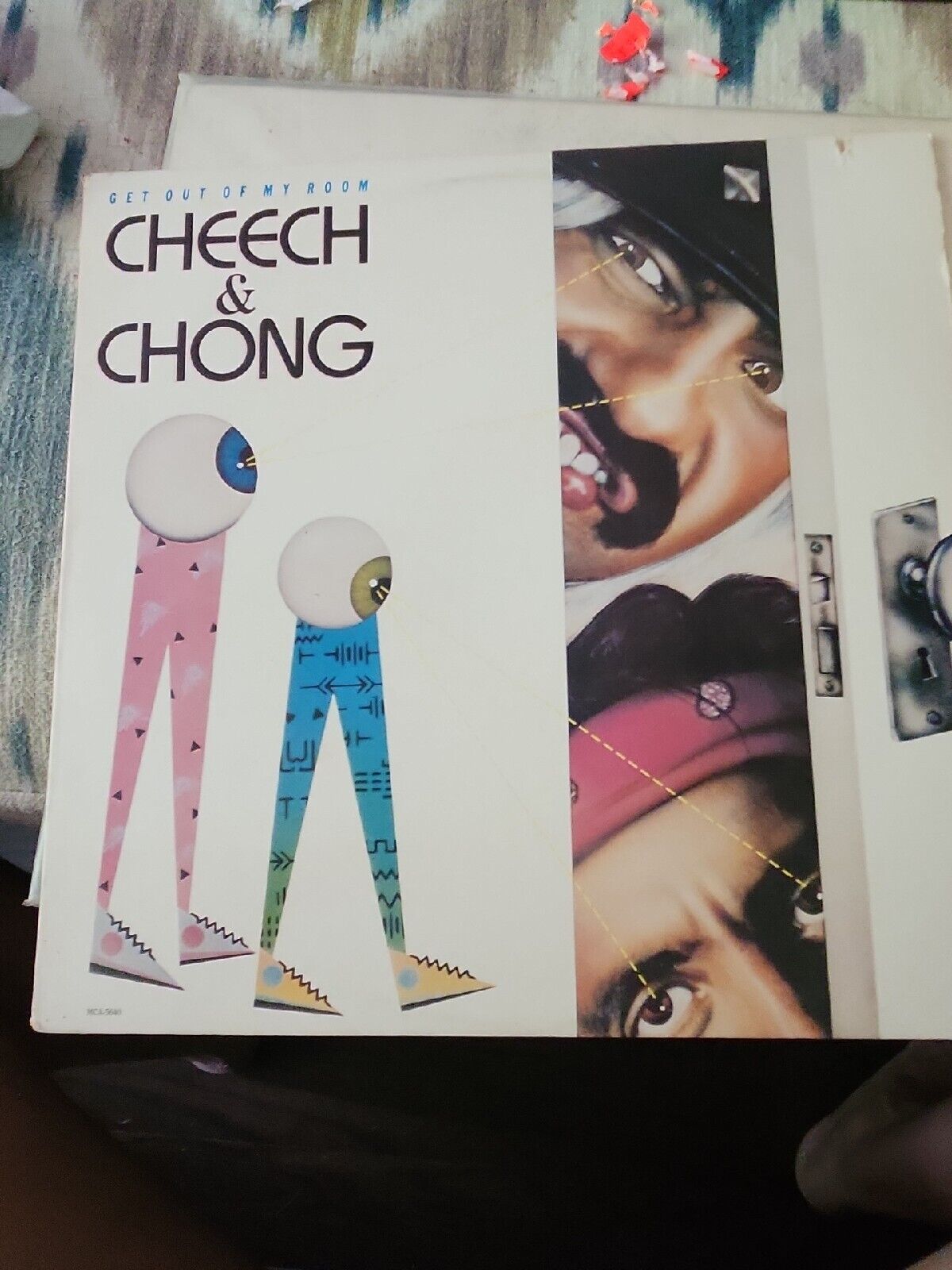 CHEECH AND CHONG “GET OUT OF MY ROOM”, ORIGINAL 1985 VINYL LP