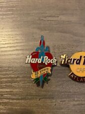VTG Hard Rock Cafe Pin Lot Atlanta & 25 Years picture