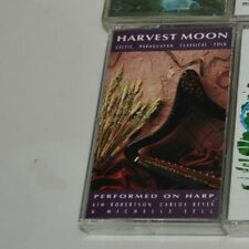 Vintage Harvest Moon Celtic Paraguayan Classical Folk Harp Cassette Tape RARE picture