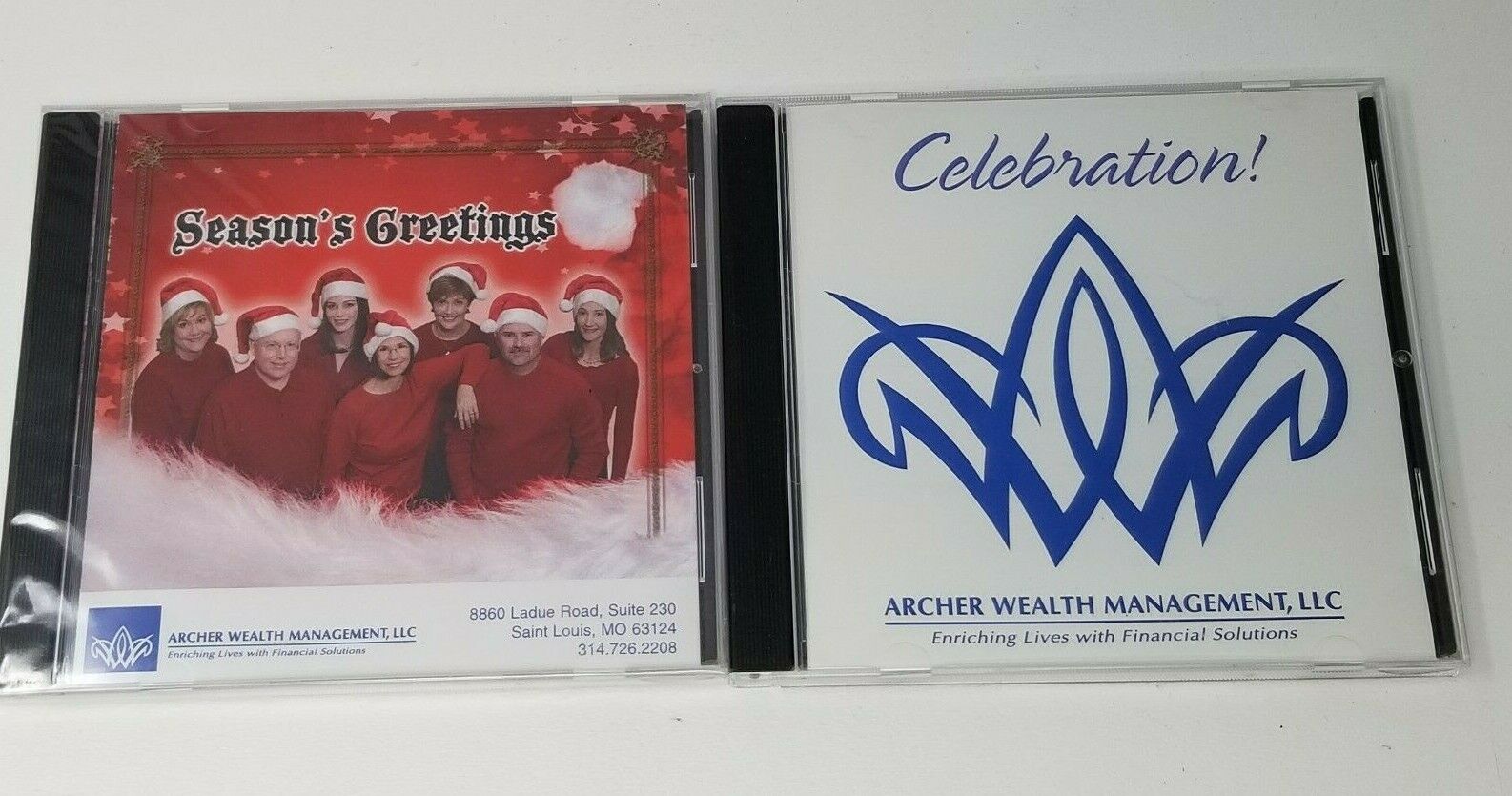 Archer Wealth Management Client Celebration Seasons Greetings Music CDs Vintage