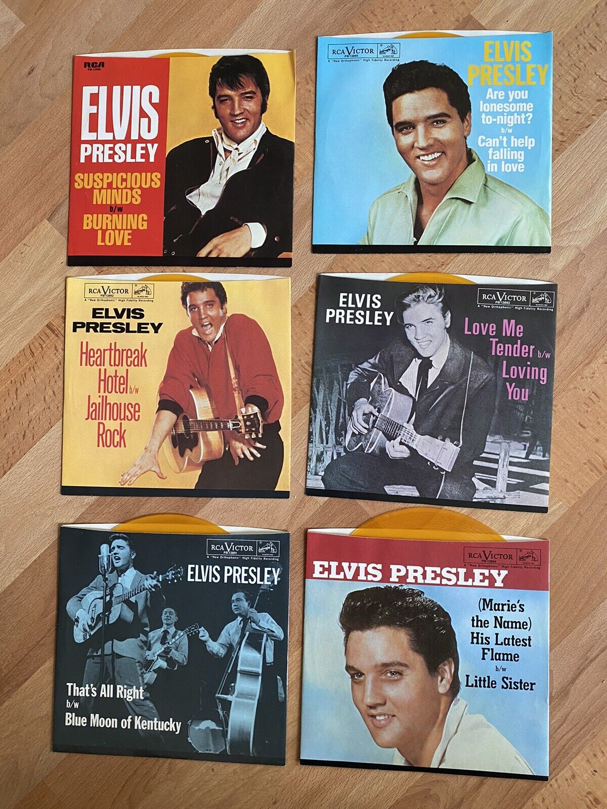 Elvis' Greatest Hits Golden Singles Vol. II Gold Color Discs 50TH Anniversary 