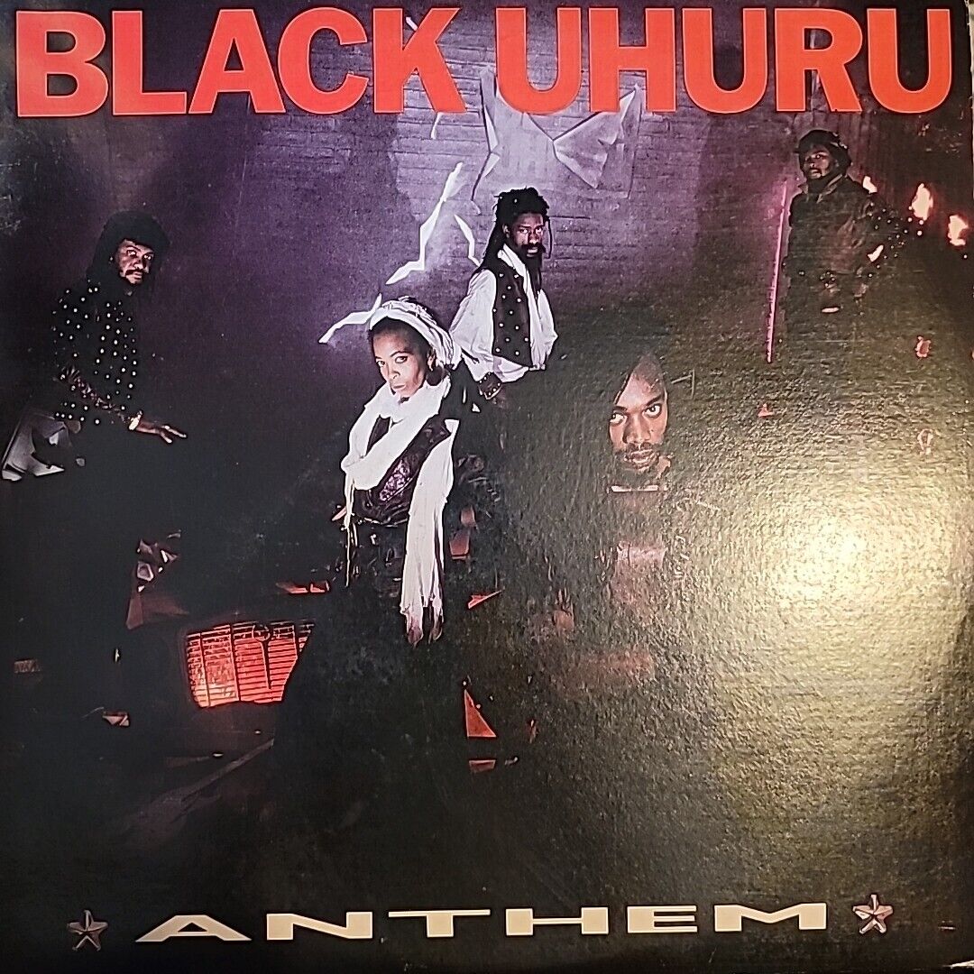 Black Uhuru Anthem Roots Reggae Electronic Vinyl Album 1984 90180-1 1st US Press