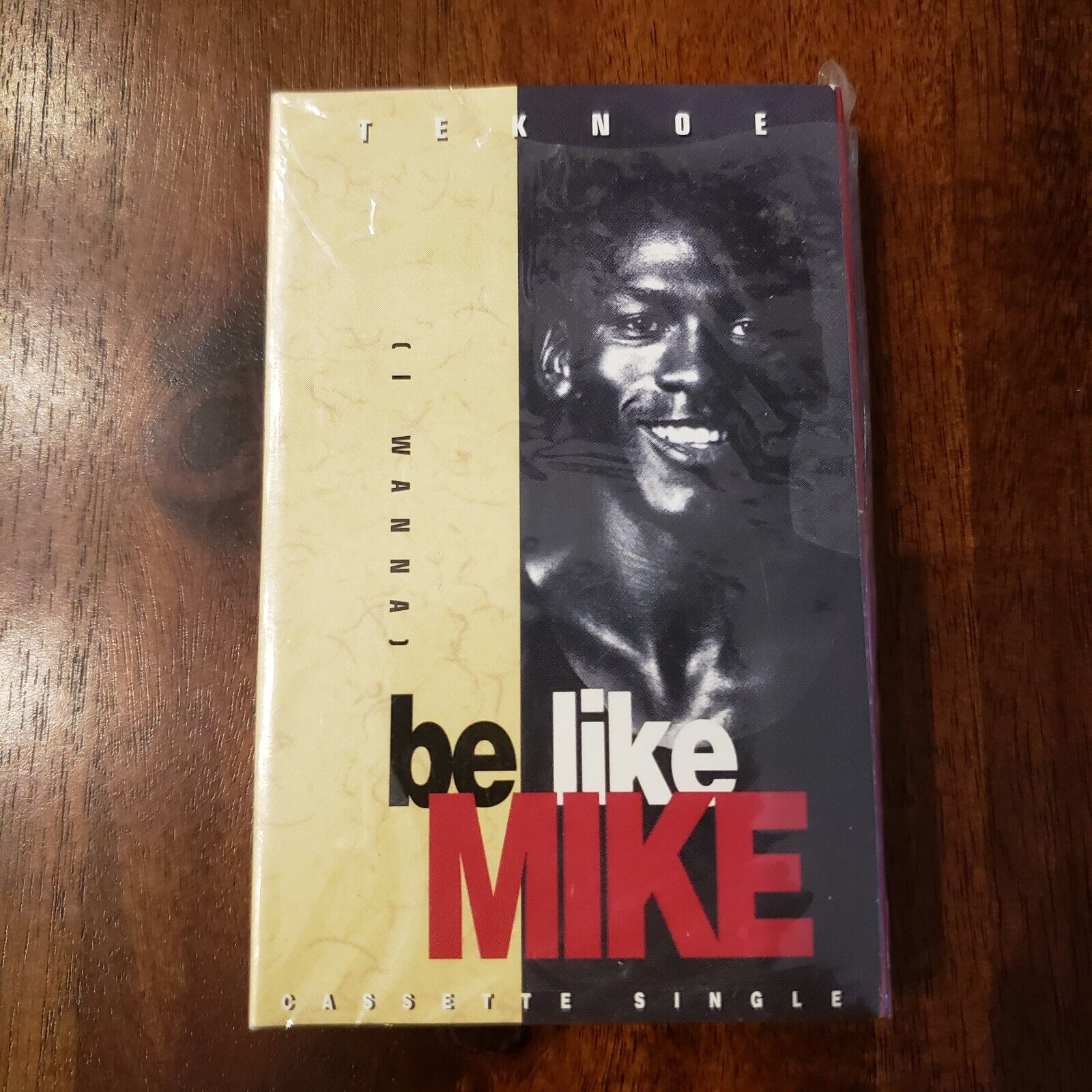 Vintage 1991 Michael Jordan (I Wanna) Be Like Mike Cassette Tape Teknoe Rare