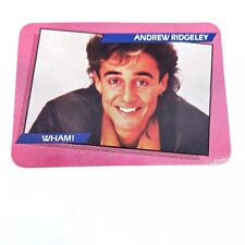 ANDREW RIDGELEY, WHAM, 1985 Rock Star Concert Trading Cards #12 Vintage picture