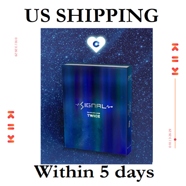 *US SHIPPING Twice [Signal] 9th Mini Album C Version CD+Book+Card+Special+Photo