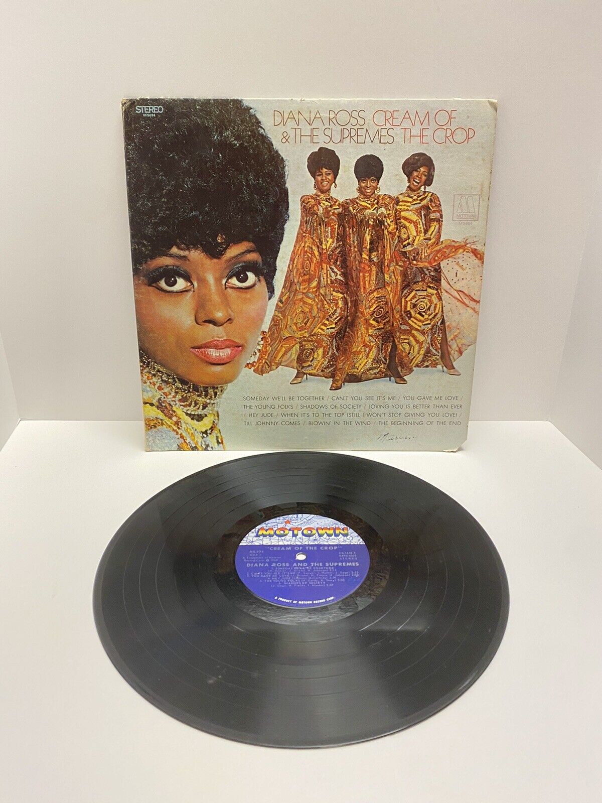DIANA ROSS AND THE SUPREMES CREAM OF THE CROP MOTOWN MS694 STEREO
