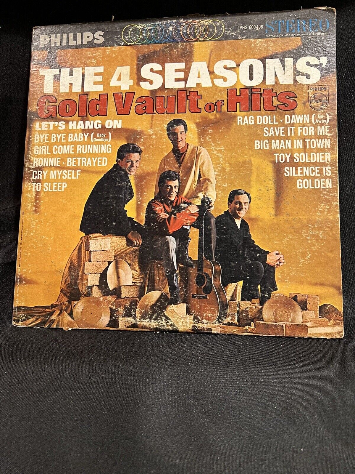 The 4 Seasons\' Gold Vault Of Hits 1965 PHM-200-196 Vinyl 12\'\' Vintage