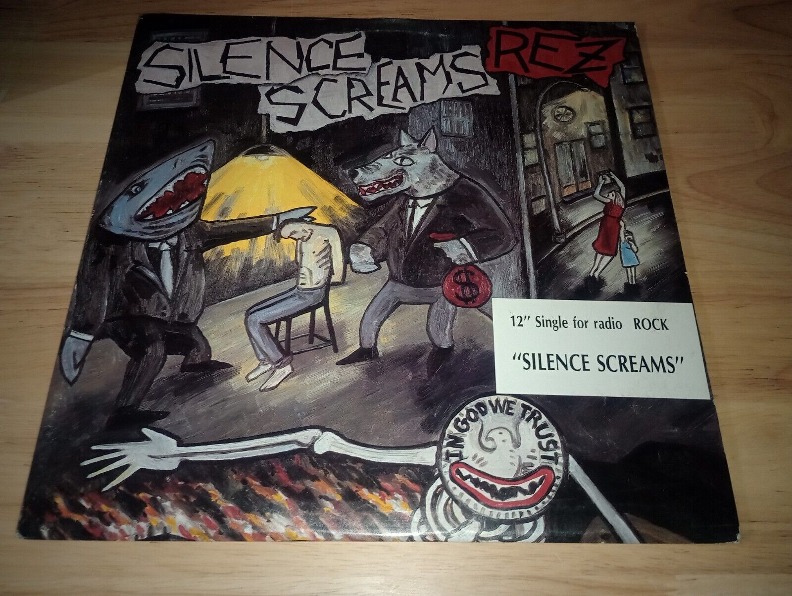 Resurrection Band ‎– Silence Screams (1988) 12” single Promo(very rare)