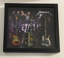 Metallica Miniature Guitar Shadow Box Wall Frame Brand New picture