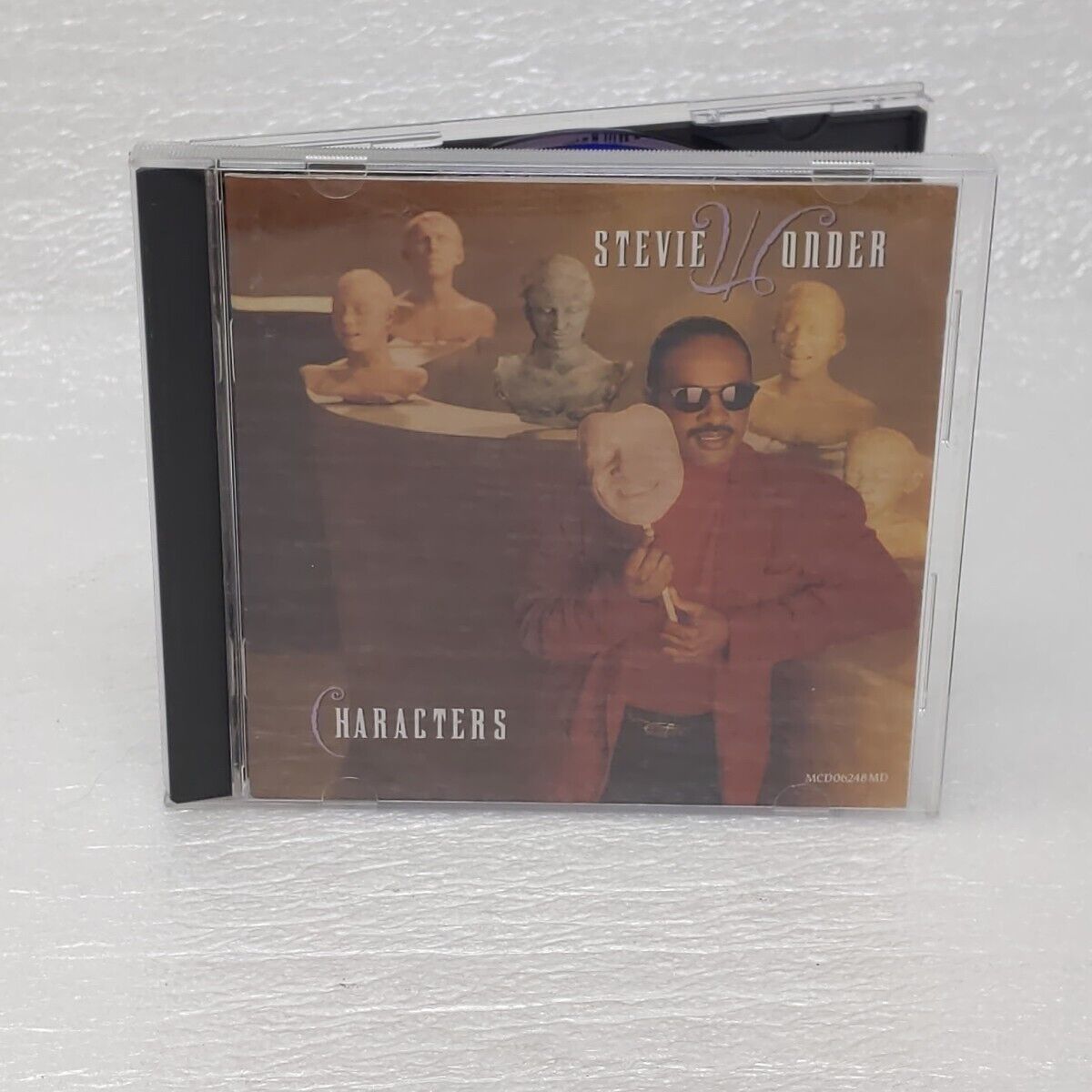 RARE Vintage Stevie Wonder - Characters 1987 Motown CD