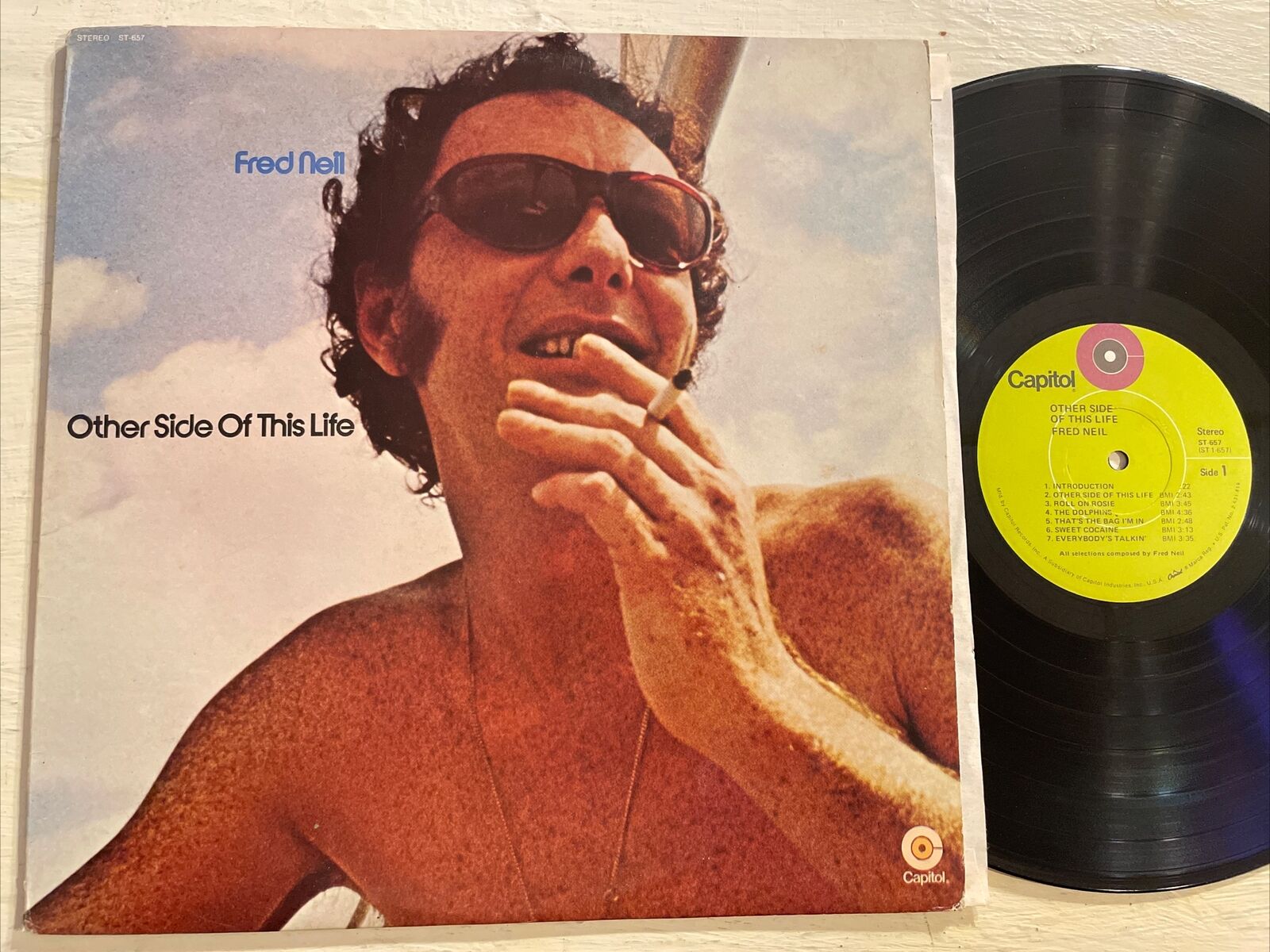 Fred Neil Other Side Of This Life LP Capitol 1st Press Everybody’s Talkin’ EX